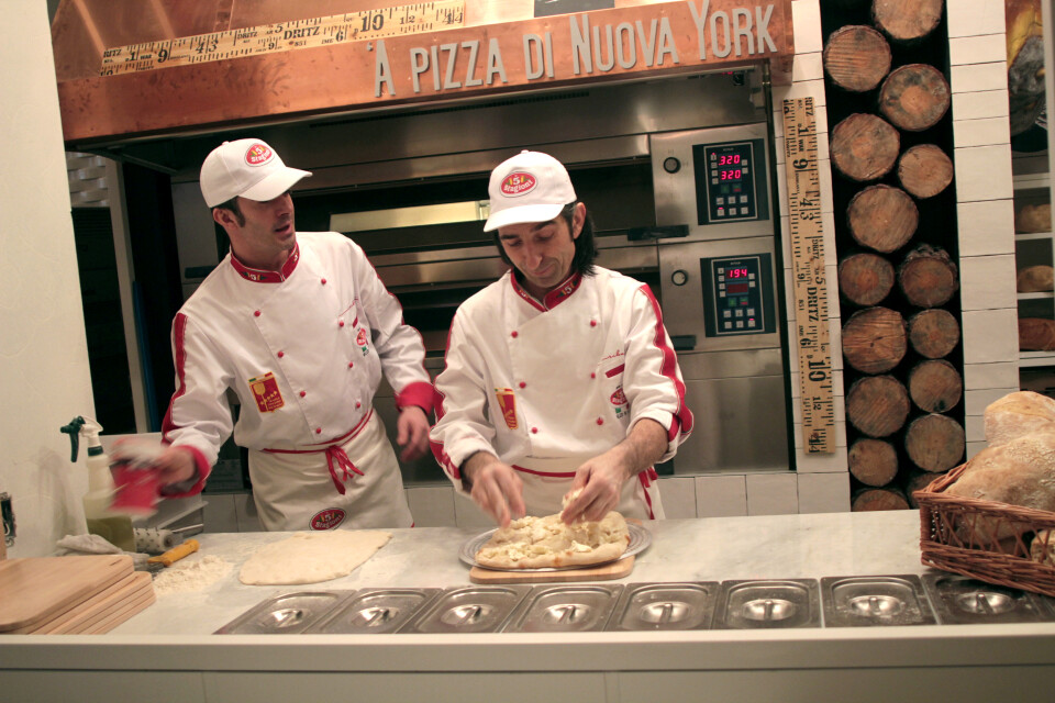 Massimilliano Crocetti A Pizza di Nuova York