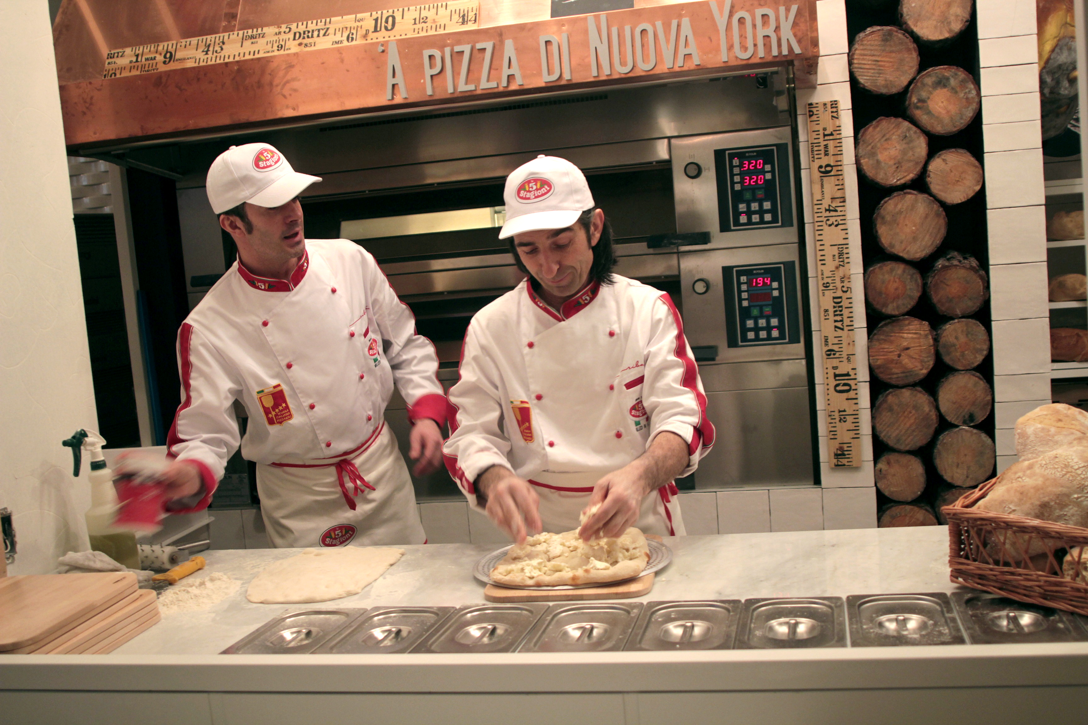 Massimilliano Crocetti A Pizza di Nuova York