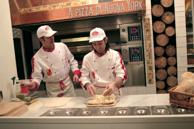 Massimilliano Crocetti A Pizza di Nuova York